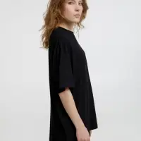 Футболка оверсайз унисекс Lavinia, черная, размер XS/S