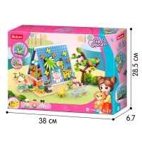 Конструктор Розовая мечта &laquo;Летний домик&raquo;, 341 деталь