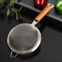 Сито с ручкой Доляна &laquo;Дровосек&raquo;, d=15 см, нержавеющая сталь