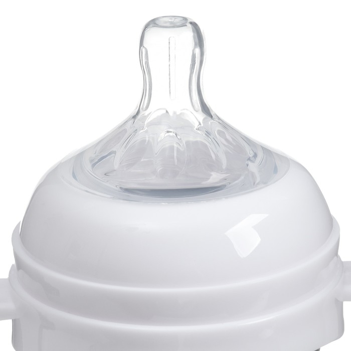 Бутылочка для кормления &Oslash;50 ШГ 120 мл., стекло, цвет белый