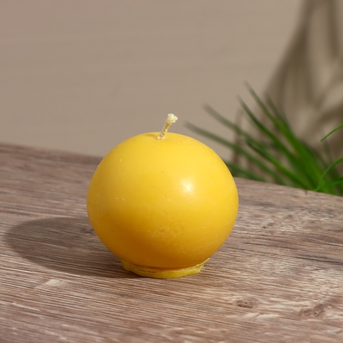 Свеча Свеча "Шар" 5х5х7,5 см, соевый воск, микс