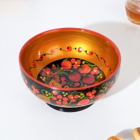 Салатник «Ягодка», 16×16×9 см, хохлома Салатник «Ягодка», 16×16×9 см, хохлома