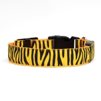 Ошейник с подсветкой Тигр 3 режима свечения размер S, ОШ 22-40 х 2,5 см оранжевый Ошейник с подсветкой Тигр 3 режима свечения размер S, ОШ 22-40 х 2,5 см оранжевый