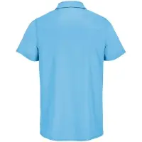 Рубашка поло унисекс Pitcher, ярко-бирюзовая, размер XXL