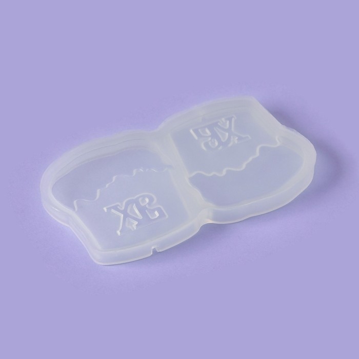 Силиконовый молд для леденцов и шоколада &laquo;Куличи&raquo;, 14,2&times;8 см, цвет прозрачный