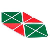 Развивающая игра &laquo;Квадрат Воскобовича&raquo;, 2 цвета