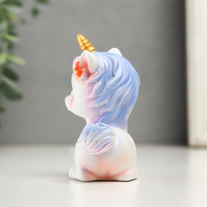 Сувенир полистоун Сувенир полистоун "Милые единороги" набор 2 шт 7х4х8, 7х4х8 см