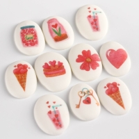 Посыпка медальоны сахарная с картинкой микс: «Любовь» для декора капкейков, торта, напитков, 20 г. Посыпка медальоны сахарная с картинкой микс: «Любовь» для декора капкейков, торта, напитков, 20 г.