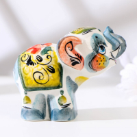 Сувенир &laquo;Слон Тоша&raquo;, 9х11см, гжель , цвет