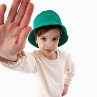 Панама детская для мальчика Happycore, цвет зелёный, р-р 54 Панама детская для мальчика Happycore, цвет зелёный, р-р 54