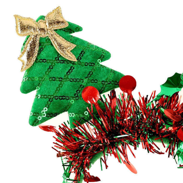 Новый год! Карнавальный ободок &laquo;Ёлки&raquo;, цвет МИКС