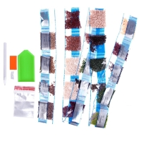 Алмазная мозаика с полным заполнением на подрамнике &laquo;Лебеди на озере&raquo;, 30 х 40 см