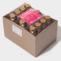 Набор стеклянных баночек для специй с металлической крышкой Доляна &laquo;Аква&raquo;, 150 мл, 6&times;3&times;14 см, 12 шт