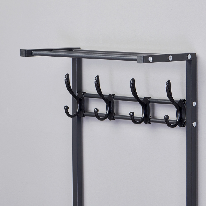 Прихожая Базовая, 400 x 255 x 1600, металл, чёрная Прихожая Базовая, 400 x 255 x 1600, металл, чёрная