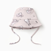 Чепчик (панамка) Крошка Я "Зайчик", серый, р.42 Чепчик (панамка) Крошка Я "Зайчик", серый, р.42