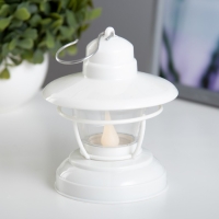 Ночник "Евлампия" LED 1Вт от батареек 2хАА белый 10х10х12см RISALUX Ночник "Евлампия" LED 1Вт от батареек 2хАА белый 10х10х12см RISALUX