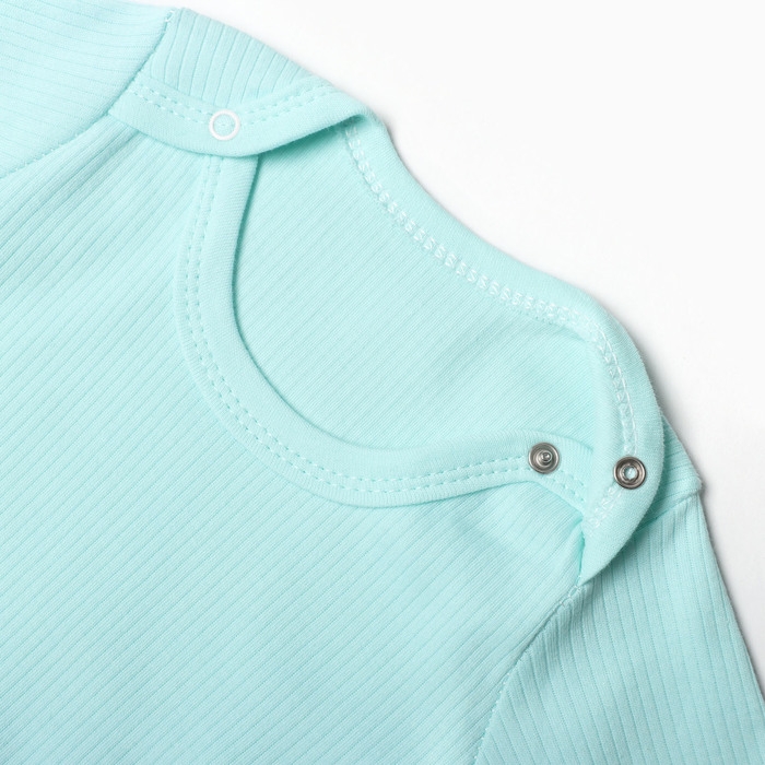 Боди детский, цвет мята, рост 68 см