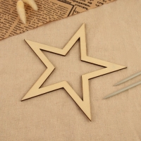 Основа для макраме «Звезда», 20 × 20 × 0,4 см Основа для макраме «Звезда», 20 × 20 × 0,4 см