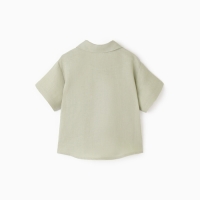 Рубашка для мальчика KAFTAN Linen, р. 30 (98-104), зеленый