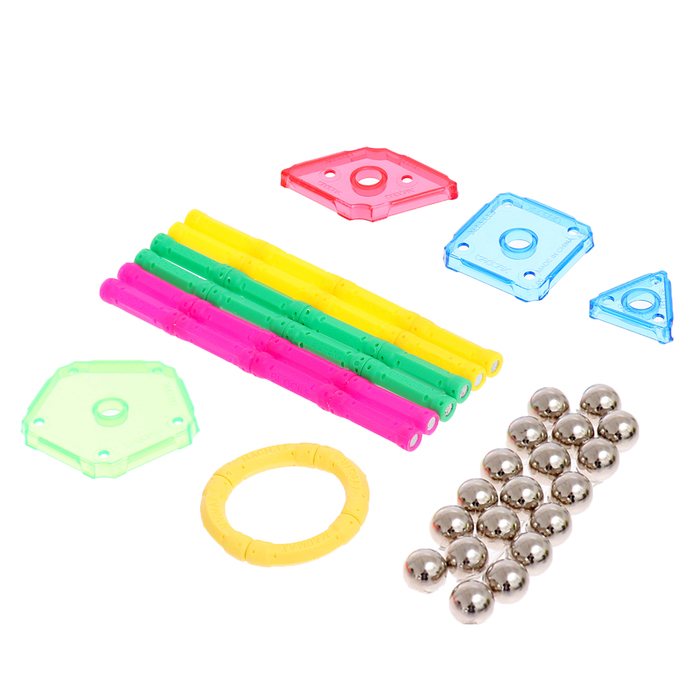 Конструктор магнитный, 138 деталей