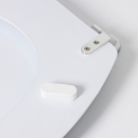 Сиденье для унитаза, 45&times;35&times;5 см, цвет белый