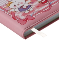 Записная книжка подарочная, А6+,132 листа, цветной блок, с фигурным хлястиком, обложка пвх, "Аниме", МИКС Записная книжка подарочная, А6+,132 листа, цветной блок, с фигурным хлястиком, обложка пвх, "Аниме", МИКС