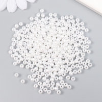 Бусины для творчества "Жемчуг" набор белый d=0,4 см 20 гр