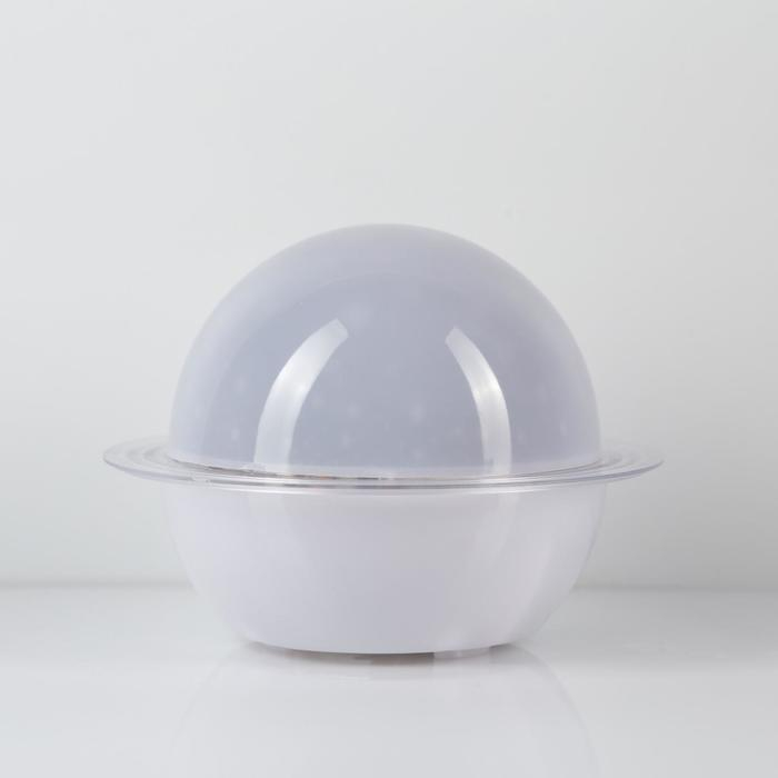 Световой прибор «Звёздное небо» 16 см, динамик, съёмная полусфера, свечение RGB, 5 В Световой прибор «Звёздное небо» 16 см, динамик, съёмная полусфера, свечение RGB, 5 В