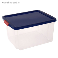 Контейнер для хранения с крышкой, 30 л, 47×36,5×24,5 см, цвет МИКС Контейнер для хранения с крышкой, 30 л, 47×36,5×24,5 см, цвет МИКС