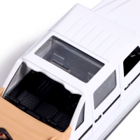 Машина металлическая &laquo;Внедорожник&raquo;, инерционная, открываются двери и капот, световые и звуковые эффекты, цвет МИКС