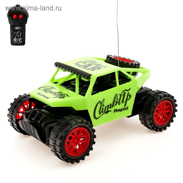 Джип радиоуправляемый &laquo;Багги&raquo;, работает от батареек, цвета МИКС