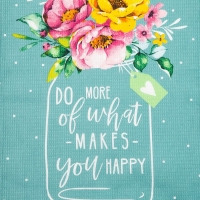 Набор полотенец кухонный "Доляна" You happy 35х60см-2шт, 100% хлопок