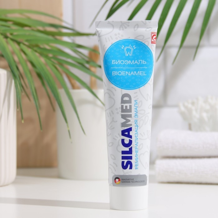 Зубная паста SILCAMED Биоэмаль, 130 г Зубная паста SILCAMED Биоэмаль, 130 г