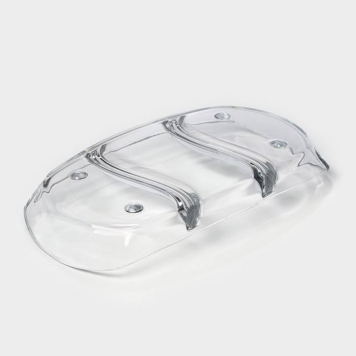 Блюдо - менажница стеклянная MONO, 30&times;16 см