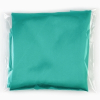 Лоскут для рукоделия, атлас, зелёный 50 &times; 75 см