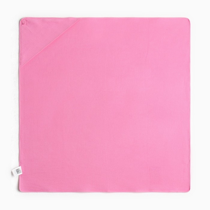 Детский вафельный уголок Love Life Sweet Momemt, 100х100 см, розовый, 100% хл, 300 г/м2