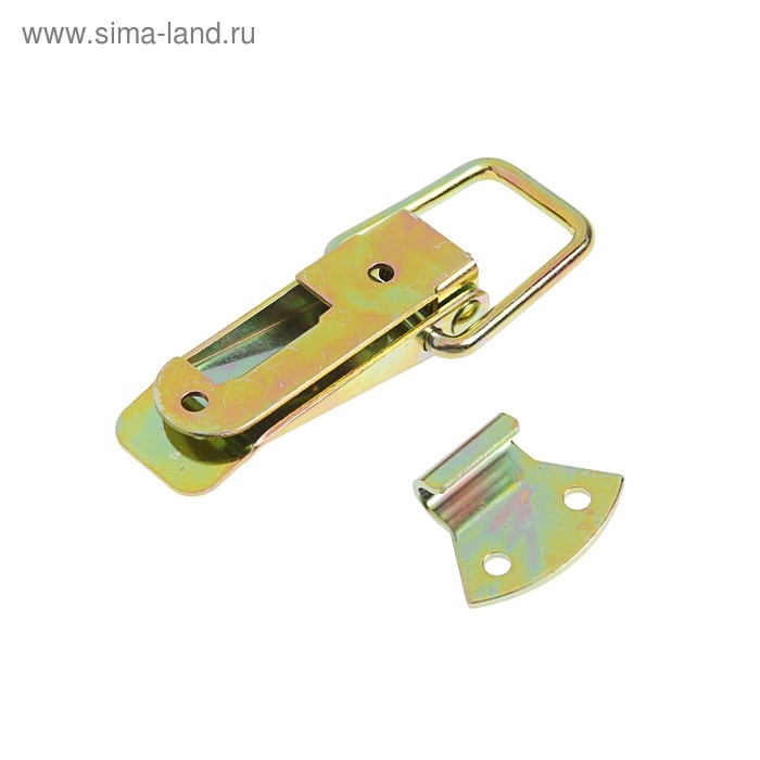 Замок-защелка на ящик Z19, 7,5 см, железный, с проушиной