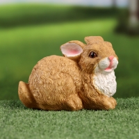 Садовая фигура "Зайка игрун" 14х7х11см /// МИКС Садовая фигура "Зайка игрун" 14х7х11см /// МИКС