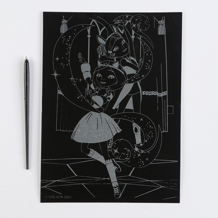 Гравюра &laquo;Царевны&raquo; &laquo;Царевны Дарья и Алёнка&raquo; 18 &times; 24 см