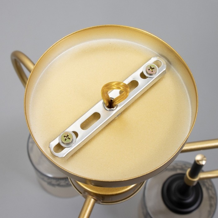 Люстра Люстра "Марси" 3хЕ27 40Вт черно-золотой 50х50х27 см BayerLux