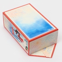 Новый год. Подарочная коробка - конфета новогодняя складная «Снеговик», 18 х 28 х 10 см. Новый год. Подарочная коробка - конфета новогодняя складная «Снеговик», 18 х 28 х 10 см.