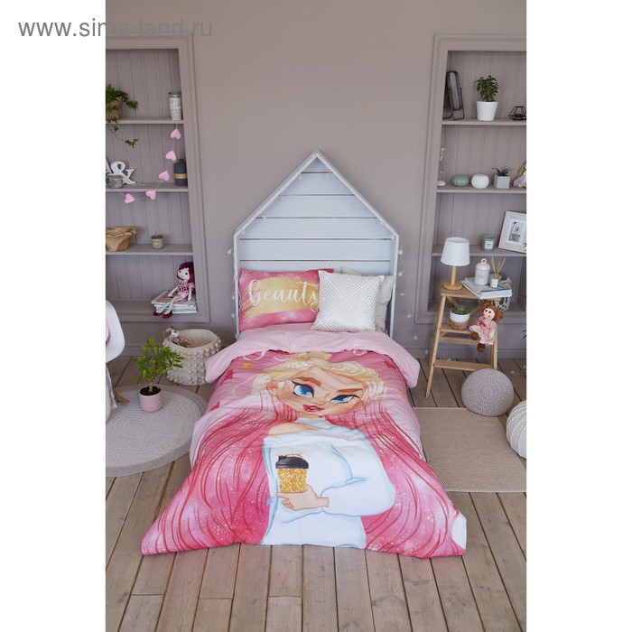 Постельное бельё &laquo;Этель&raquo; 1.5 сп Fashion girl 143х215 см, 150х214 см, 50х70 см -1 шт,100% хлопок, бязь