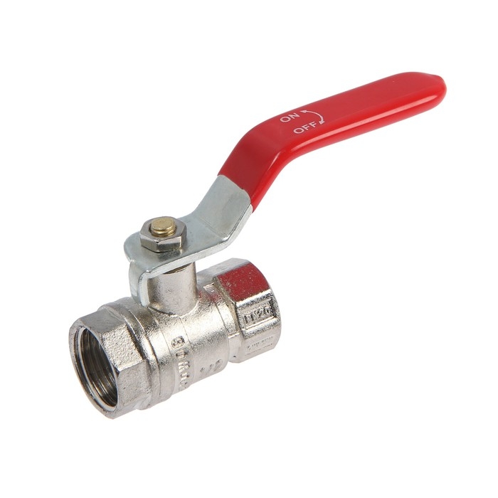 Кран шаровой ZEIN engr, внутренняя 1/2", PN 4, для холодной воды, 5-45&deg;С, рычаг, цинк