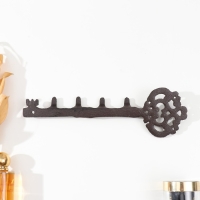 Крючки декоративные чугун "Ключ от замка" 31х9 см Крючки декоративные чугун "Ключ от замка" 31х9 см