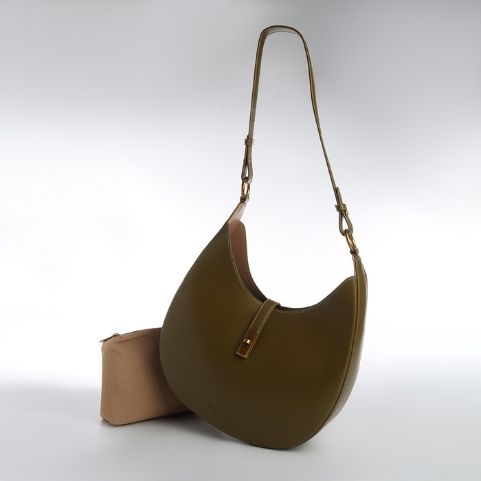 Сумка женская TEXTURA, косметичка, средний размер, цвет хаки Сумка женская TEXTURA, косметичка, средний размер, цвет хаки