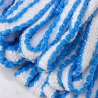 Насадка для швабры верёвочная Доляна, микрофибра 28&times;7&times;7 см,цвет белый, голубой