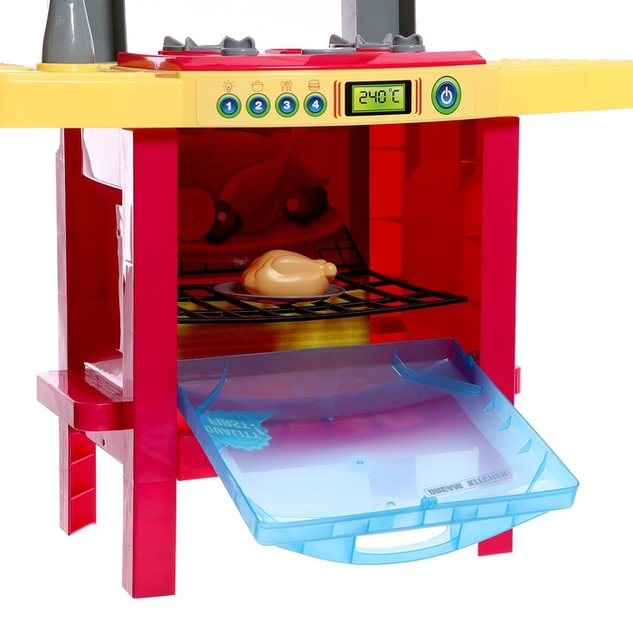 Игровой набор &laquo;Кухня мечты&raquo; с посудой и продуктами, свет, звук, работает от батареек