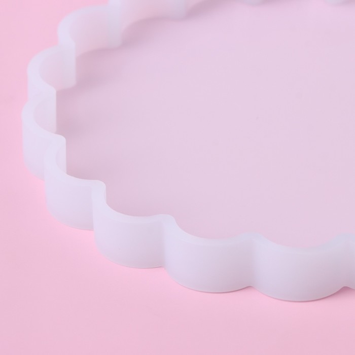 Молд Доляна «Блоссом», силикон, d=14,5 см, прозрачный Молд Доляна «Блоссом», силикон, d=14,5 см, прозрачный