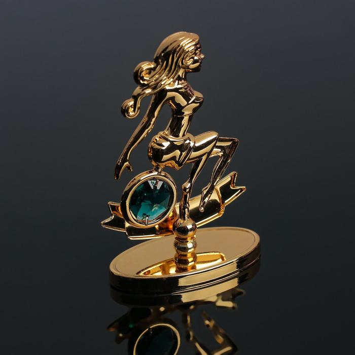 Сувенир знак зодиака &laquo;Дева&raquo;, 7х2,3х9 см, с кристаллом