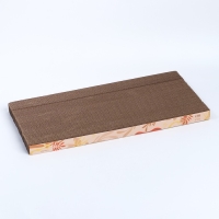 Когтеточка из картона с кошачьей мятой «Нежность», 45 см х 20 см х 3 см Когтеточка из картона с кошачьей мятой «Нежность», 45 см х 20 см х 3 см